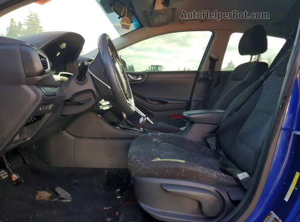 KMHC65LC9KU179936 2019 HYUNDAI IONIQ Blue Вид салону спереду