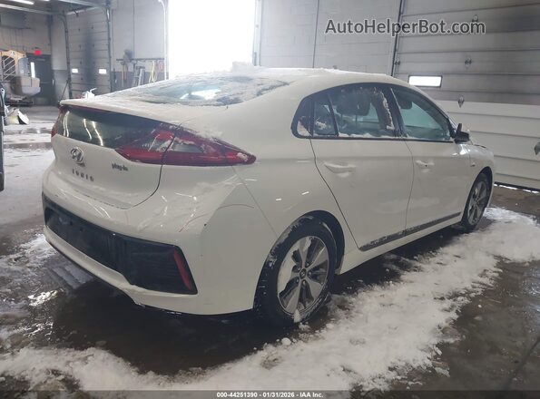 KMHC65LD4KU164866 2019 HYUNDAI IONIQ PLUG-IN HYBRID Белый Задняя правая четверть
