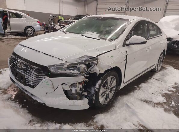 KMHC65LD4KU164866 2019 HYUNDAI IONIQ PLUG-IN HYBRID Белый Передняя левая четверть