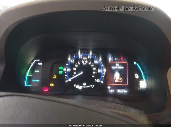 KMHC65LD4KU164866 2019 HYUNDAI IONIQ PLUG-IN HYBRID Белый Вид задних сидений