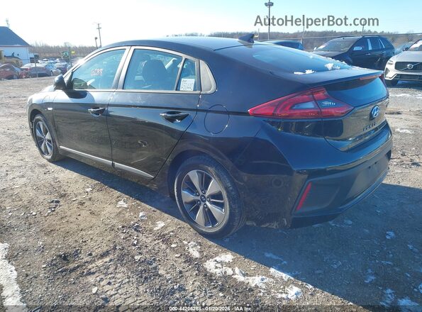 KMHC65LD9KU182831 2019 HYUNDAI IONIQ PLUG-IN HYBRID Черный Задняя левая четверть