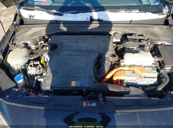 KMHC65LD9KU182831 2019 HYUNDAI IONIQ PLUG-IN HYBRID Черный Вид сзади