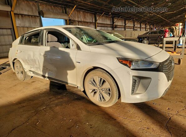 KMHC65LDXKU148431 2019 HYUNDAI IONIQ Белый Передняя правая четверть
