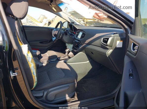 KMHC75LC0KU144344 2019 HYUNDAI IONIQ HYBRID Черный Вид салона спереди