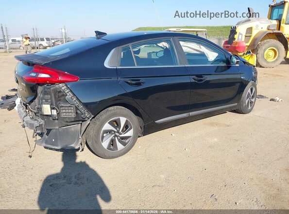 KMHC75LC0KU144344 2019 HYUNDAI IONIQ HYBRID Черный Задняя правая четверть