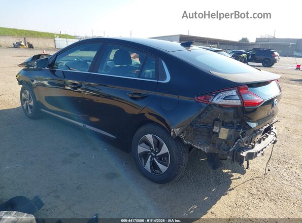KMHC75LC0KU144344 2019 HYUNDAI IONIQ HYBRID Черный Задняя левая четверть