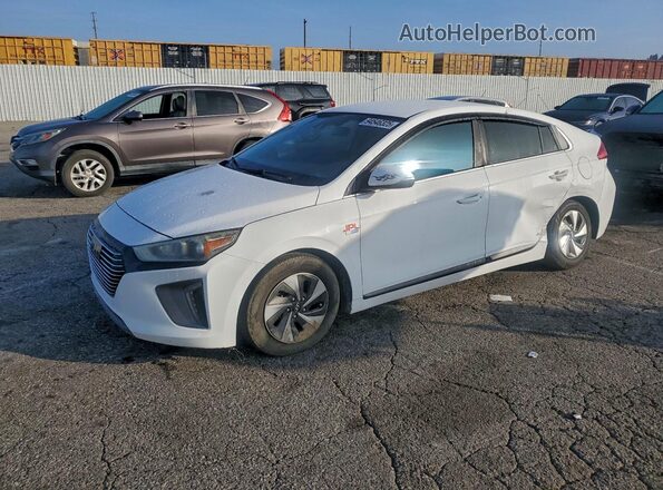 KMHC75LC2JU104104 2018 HYUNDAI IONIQ White Front left