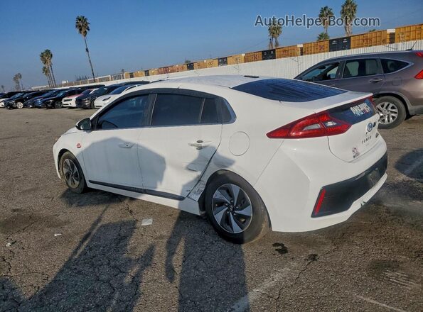 KMHC75LC2JU104104 2018 HYUNDAI IONIQ White Rear left