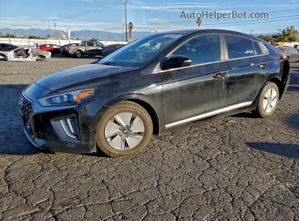 KMHC75LC3NU282674 2022 HYUNDAI IONIQ Черный Передняя левая четверть