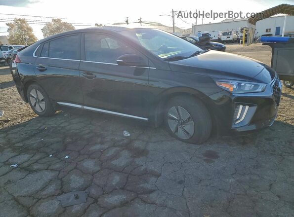 KMHC75LC3NU282674 2022 HYUNDAI IONIQ Черный Передняя правая четверть