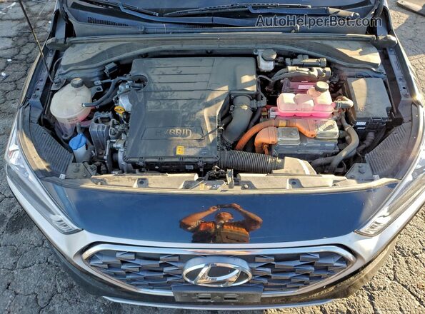 KMHC75LC3NU282674 2022 HYUNDAI IONIQ Черный Вид задней части салона