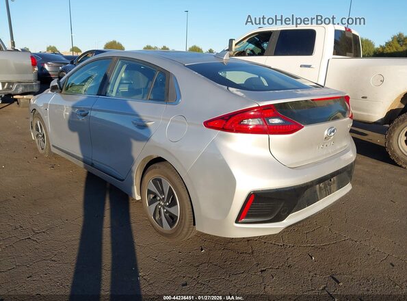 KMHC75LC4JU061806 2018 HYUNDAI IONIQ HYBRID Серебряный Задняя левая четверть