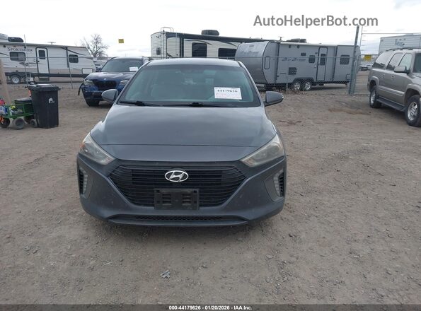 KMHC75LC5JU067033 2018 HYUNDAI IONIQ HYBRID Серый Вид щитка приборов