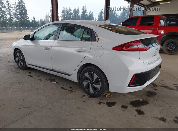KMHC75LC5KU109492 2019 HYUNDAI IONIQ HYBRID Белый Задняя левая четверть