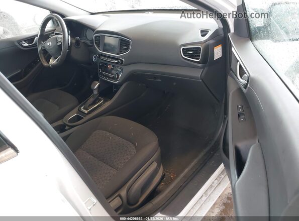 KMHC75LC5KU109492 2019 HYUNDAI IONIQ HYBRID Белый Вид салона спереди