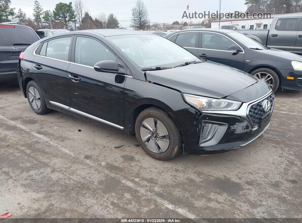 KMHC75LC6NU269076 2022 HYUNDAI IONIQ HYBRID Черный Передняя правая четверть