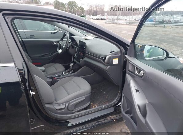 KMHC75LC6NU269076 2022 HYUNDAI IONIQ HYBRID Черный Вид салона спереди