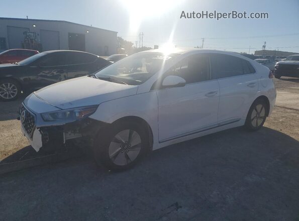 KMHC75LC6NU283267 2022 HYUNDAI IONIQ Белый Передняя левая четверть