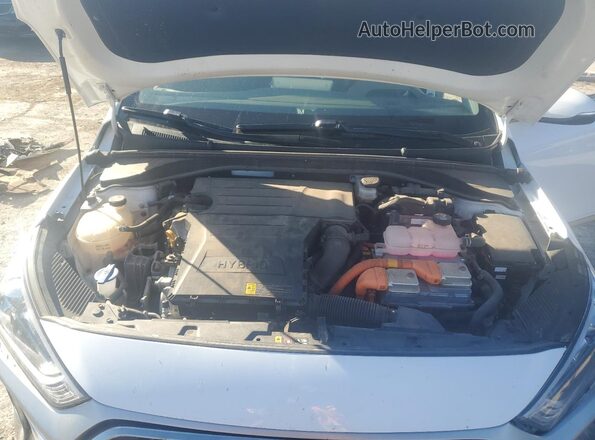 KMHC75LC6NU283267 2022 HYUNDAI IONIQ Белый Вид задней части салона