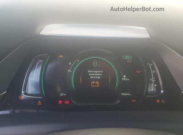 KMHC75LC6NU283267 2022 HYUNDAI IONIQ Белый Вид щитка приборов