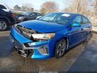 2017 Hyundai Ioniq Hybrid Sel Синий vin: KMHC75LC8HU028771