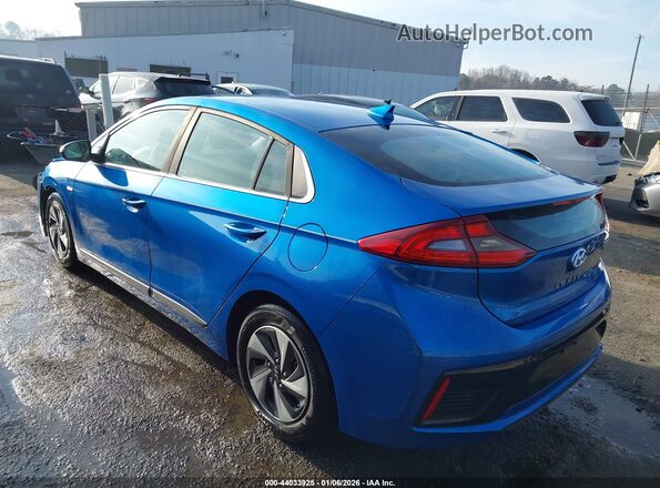 KMHC75LC8HU028771 2017 HYUNDAI IONIQ HYBRID Синий Задняя левая четверть