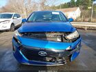 2017 Hyundai Ioniq Hybrid Sel Синий vin: KMHC75LC8HU028771