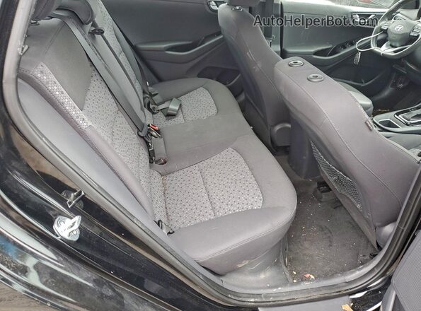 KMHC75LC9JU065740 2018 HYUNDAI IONIQ Черный Вид задних сидений