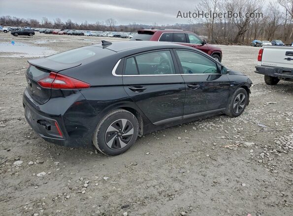 KMHC75LC9JU065740 2018 HYUNDAI IONIQ Черный Задняя правая четверть