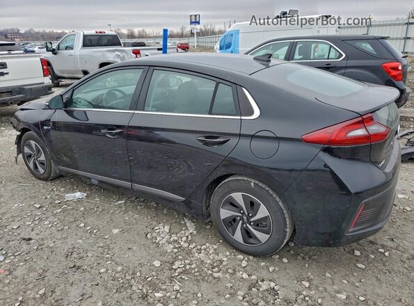 KMHC75LC9JU065740 2018 HYUNDAI IONIQ Черный Задняя левая четверть