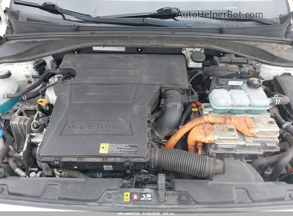 KMHC75LD1KU162800 2019 HYUNDAI IONIQ PLUG-IN HYBRID Белый Вид сзади