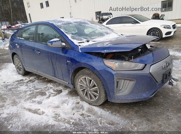KMHC75LJ1LU060856 2020 HYUNDAI IONIQ ELECTRIC Синий Передняя правая четверть