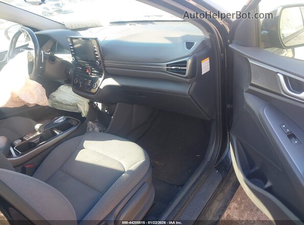 KMHC75LJ4LU074122 2020 HYUNDAI IONIQ ELECTRIC Black Widok wnętrza z przodu