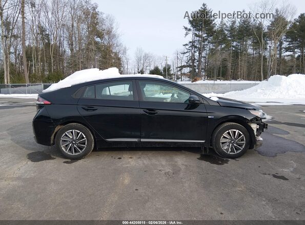 KMHC75LJ4LU074122 2020 HYUNDAI IONIQ ELECTRIC Black Widok wnętrza z tyłu