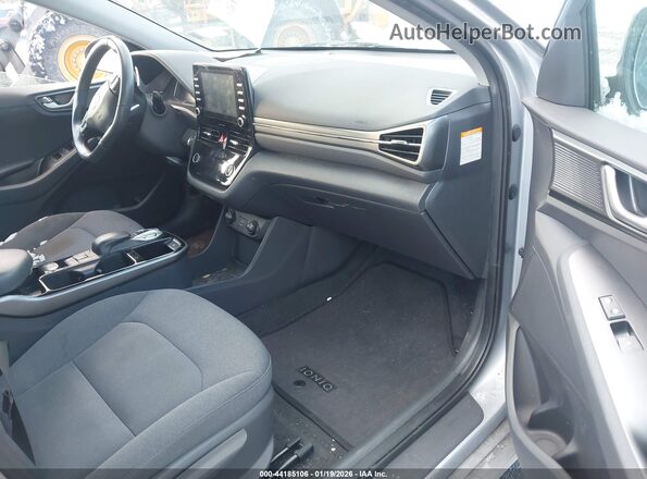 KMHC75LJ8LU063592 2020 HYUNDAI IONIQ ELECTRIC Серый Вид салона спереди