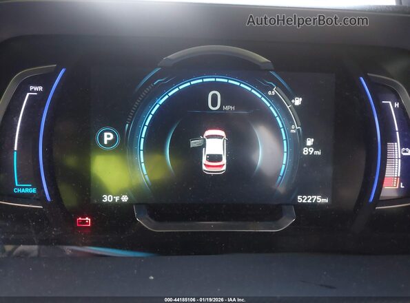 KMHC75LJ8LU063592 2020 HYUNDAI IONIQ ELECTRIC Серый Вид задних сидений