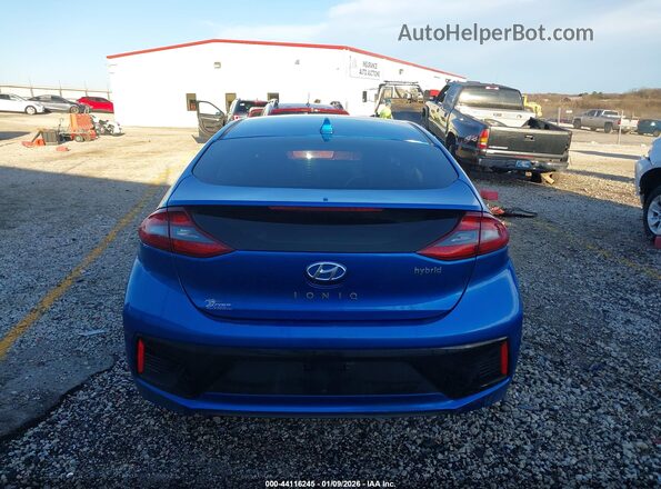 KMHC85LC3HU029713 2017 HYUNDAI IONIQ HYBRID Blue 