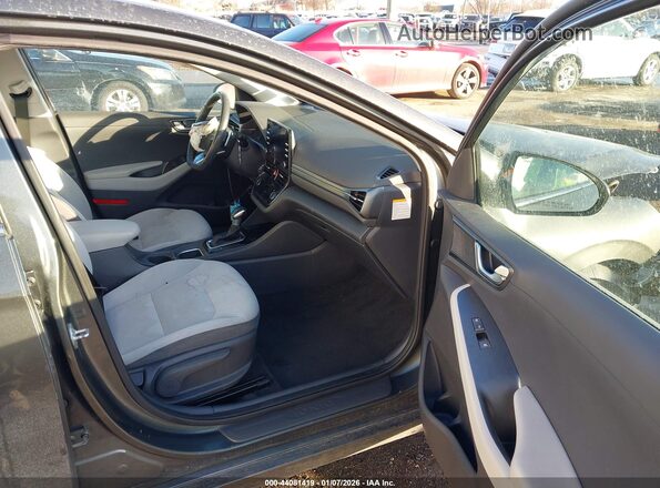 KMHC85LC3NU273664 2022 HYUNDAI IONIQ HYBRID Gray Widok wnętrza z przodu