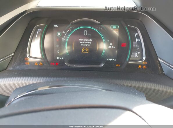 KMHC85LC3NU273664 2022 HYUNDAI IONIQ HYBRID Gray Widok tylnych siedzeń