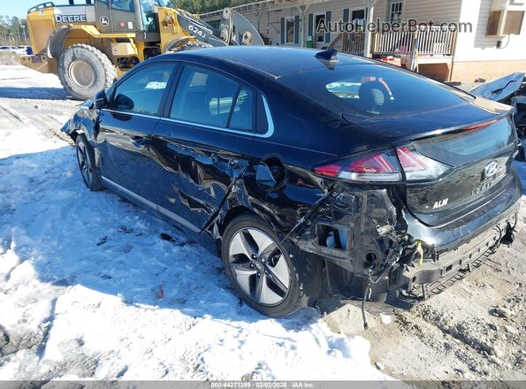 KMHC85LC4NU269638 2022 HYUNDAI IONIQ HYBRID Black Tył lewy