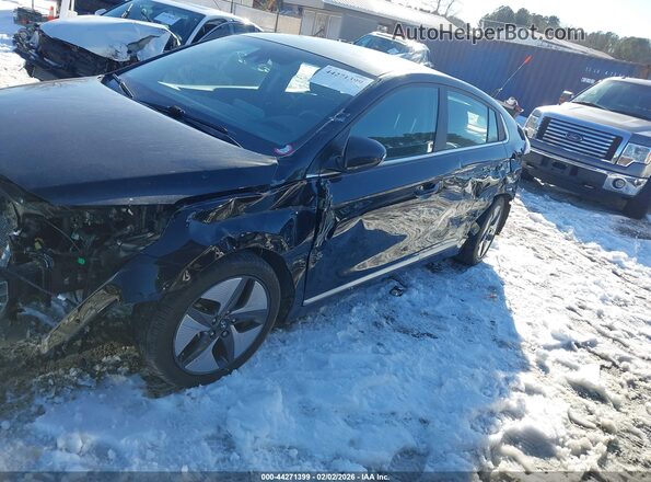 KMHC85LC4NU269638 2022 HYUNDAI IONIQ HYBRID Black Widok z przodu