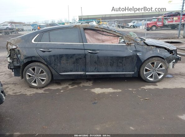 KMHC85LC8KU116286 2019 HYUNDAI IONIQ Черный Вид задней части салона