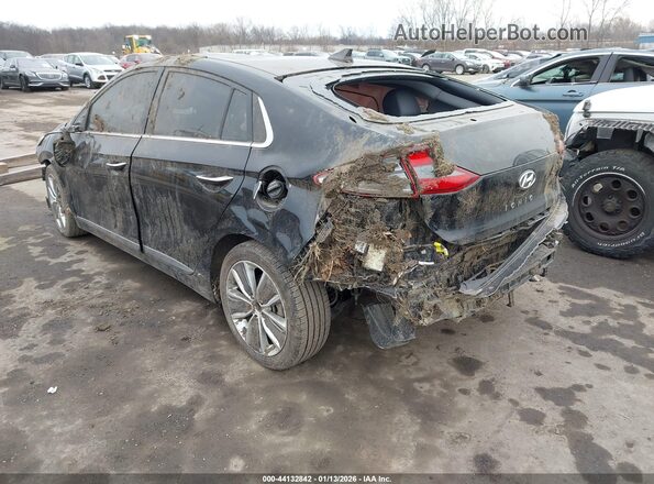 KMHC85LC8KU116286 2019 HYUNDAI IONIQ Черный Задняя левая четверть