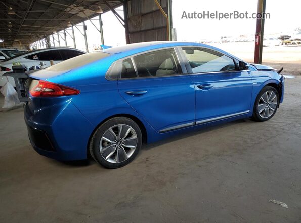 KMHC85LC9JU063693 2018 HYUNDAI IONIQ Blue უკანა მარჯვენა