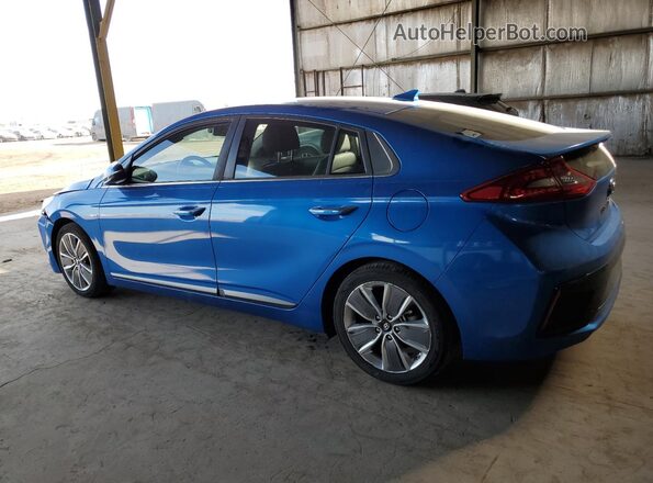 KMHC85LC9JU063693 2018 HYUNDAI IONIQ Blue უკანა მარცხენა