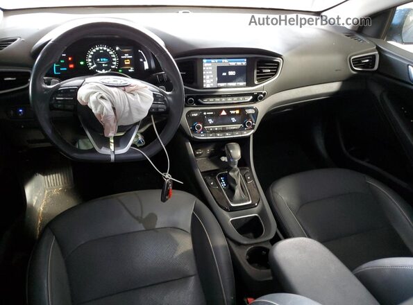 KMHC85LC9JU063693 2018 HYUNDAI IONIQ Blue წინა პანელის ხედი