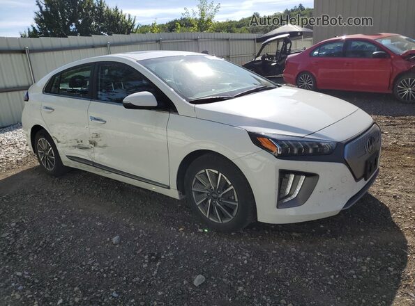 KMHC85LJ1MU077073 2021 HYUNDAI IONIQ Белый Передняя правая четверть