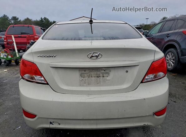 KMHCT4AE0GU048683 2016 HYUNDAI ACCENT White უკანა ხედი