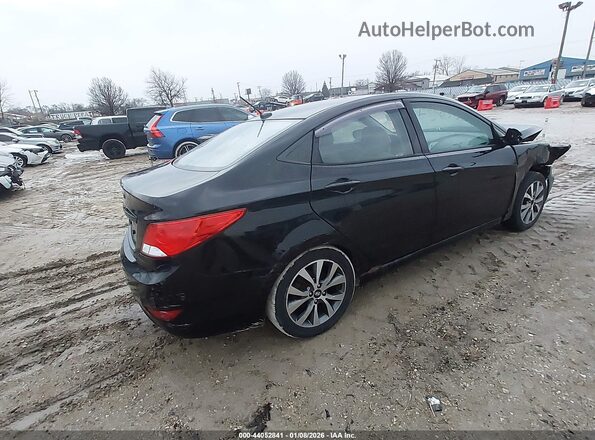 KMHCT4AE1HU255682 2017 HYUNDAI ACCENT Black Trasero derecho