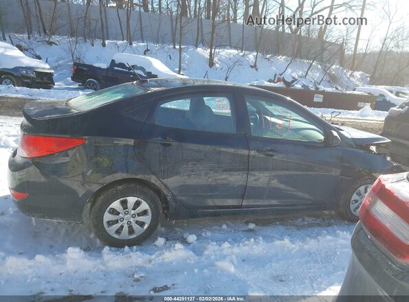 KMHCT4AE1HU289895 2017 HYUNDAI ACCENT Черный Вид задней части салона